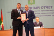 Главу Брюховецкого сельского поселения наградили в ходе открытой сессии депутатов района
